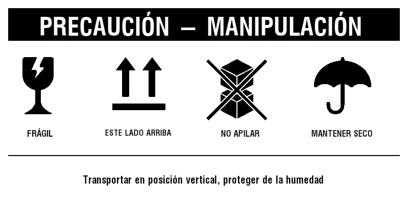 Vista previa de Serie de pictogramas de manipulación