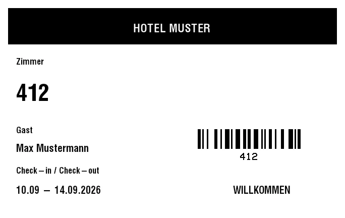 Vorschau von Hotel-Keycard