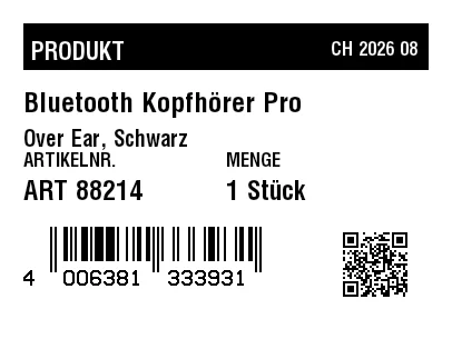 Vorschau von Produktetikett